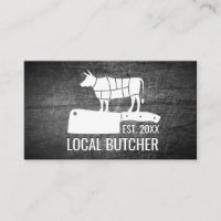 Butcher Meat Cut Chart | Scratched Metal