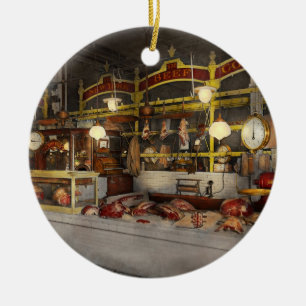 Butcher - Meat Party 1926 Ceramic Tree Decoration