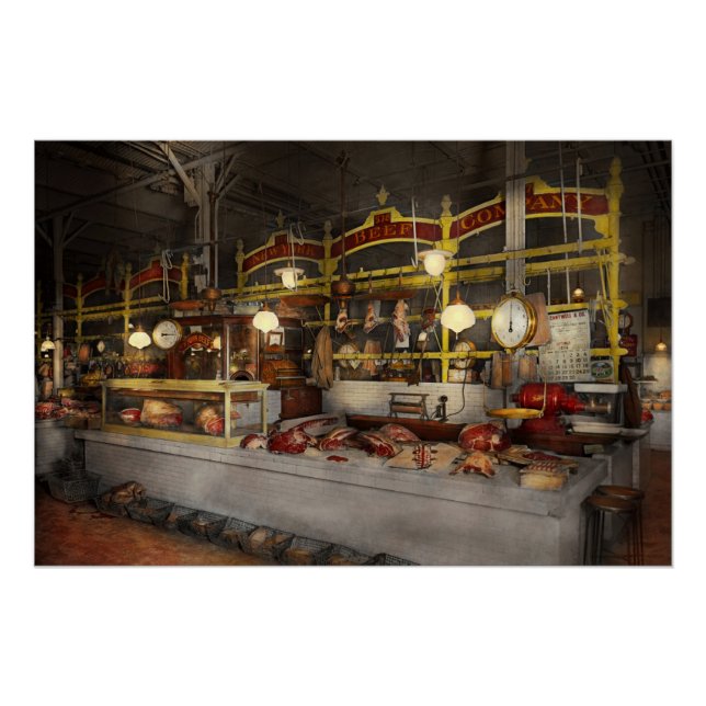 Butcher - Meat Party 1926 Poster (Front)