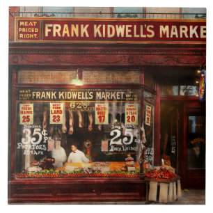 Butcher - Meat priced right 1916 Tile