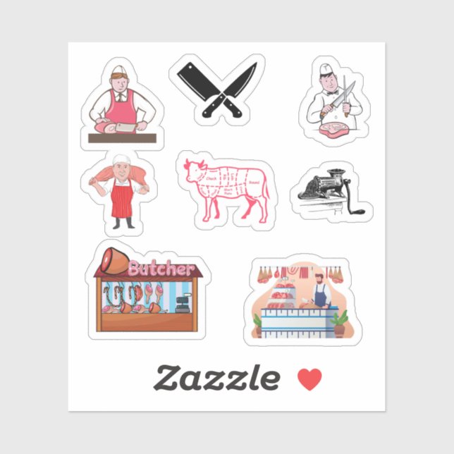 Butcher Stickers (Sheet)