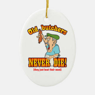Butchers Ceramic Tree Decoration