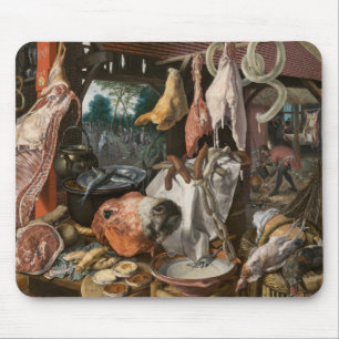 Butcher's Stall (by Pieter Aertsen) Mouse Mat