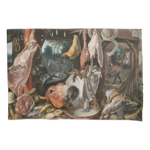 Butcher's Stall (by Pieter Aertsen) Pillowcase