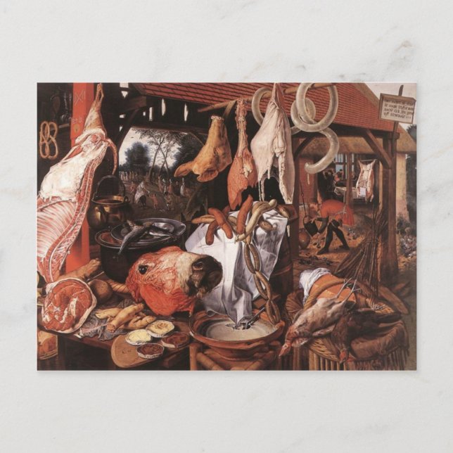 Butcher's Stall postcard (Front)