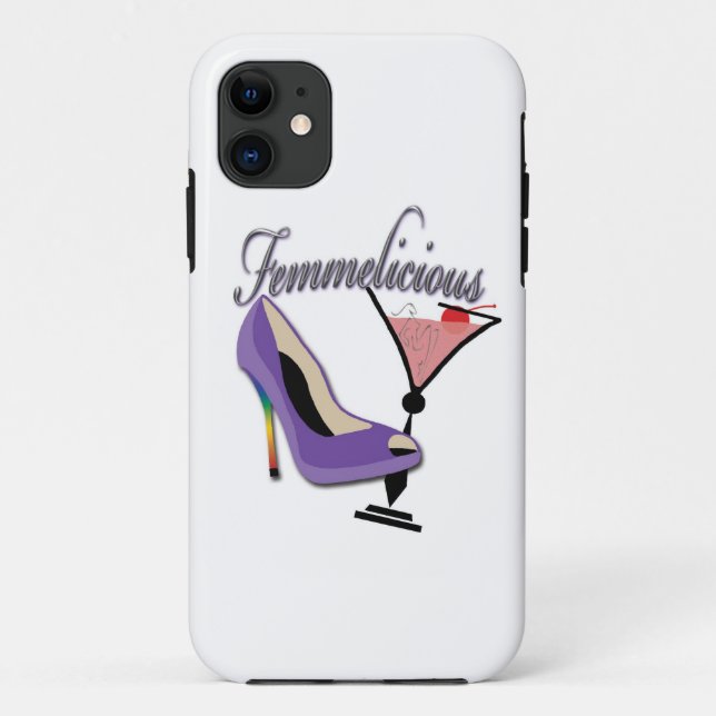 Butchlesque Butch Femme Femmelicious iphone case (Back)