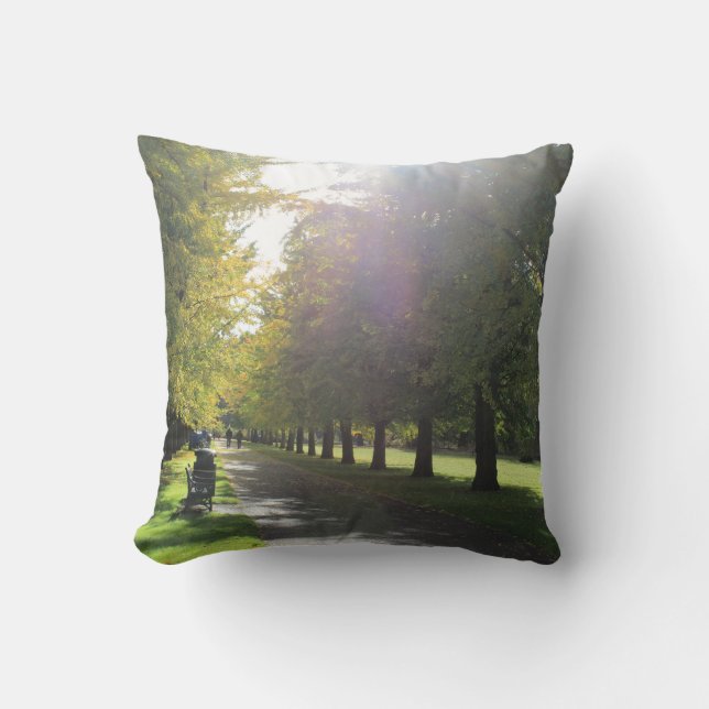 Bute Park - Autumn Trees Cushion (Front)