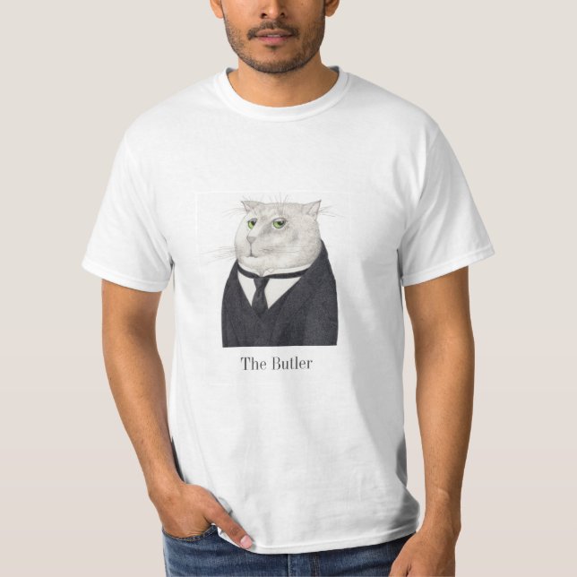 BUTLER CAT Mens' Value T-Shirt  (Front)