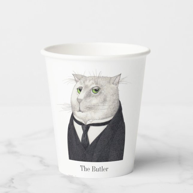 BUTLER CAT Paper Cups (Front)
