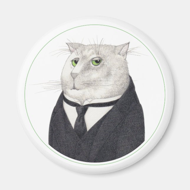 BUTLER CAT Round Magnet II (Front)