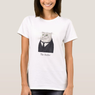 BUTLER CAT Women's Basic T-shirt