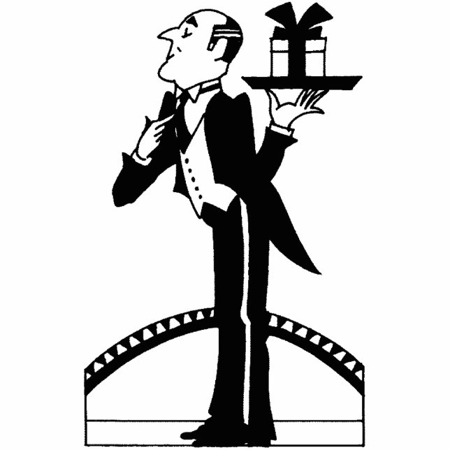 Butler cut out photo magnet (Front)