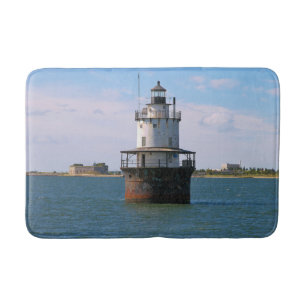 Butler Flats Lighthouse, Massachusetts Bath Mat
