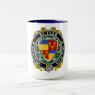Butler Irish Shield Badge Personalised Mug