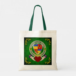 Butler Irish Shield & Claddagh Personalised Tote Bag