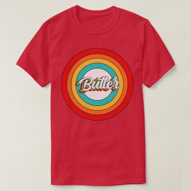 Butler Name Shirt Vintage Butler Circle (Design Front)