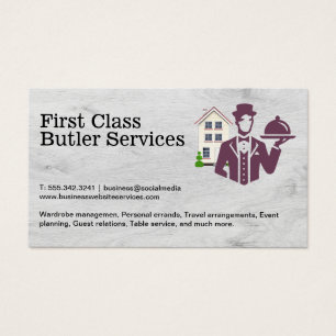 Butler with Serving Platter   House Services