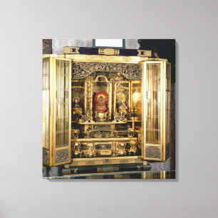 Butsudan shrine from a Damio's palace at Kyoto Canvas Print