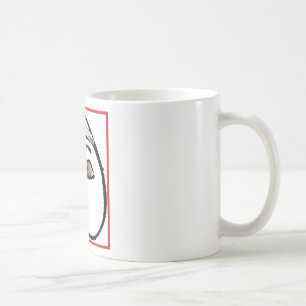 BUTT FACE FEATHER LIPS COFFEE MUG