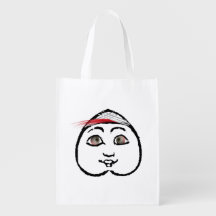 BUTT FACE W/ RED FEATHER