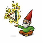 Butt Gnome Cutout Standing Photo Sculpture<br><div class="desc">The power of the triangle,  on your desk!</div>