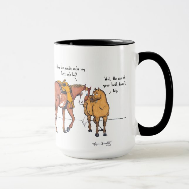 Butt Looks Big Mug (Right)
