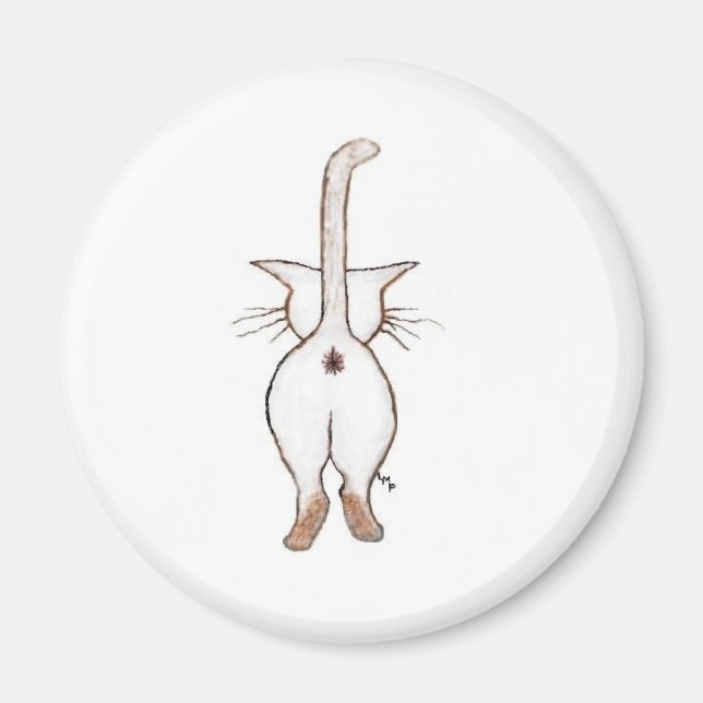 BUTT WHAT? MAGNET (Front)