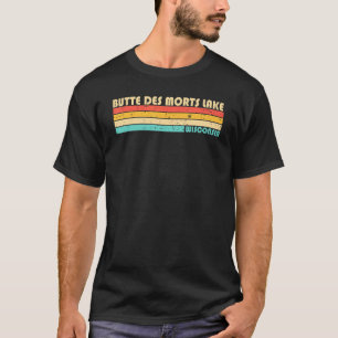 Butte Des Morts Lake Wisconsin  Fishing Camping Su T-Shirt