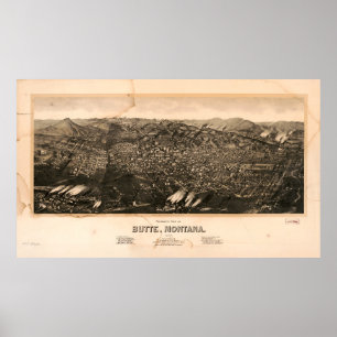 Butte, Montana (1904) Poster