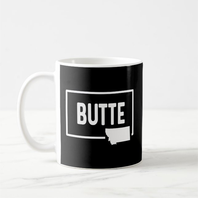 Butte Montana Mt - Home Hometown Vacation Travel T Coffee Mug (Left)