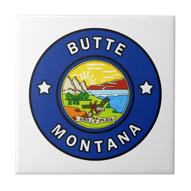 Butte Montana Tile (Front)