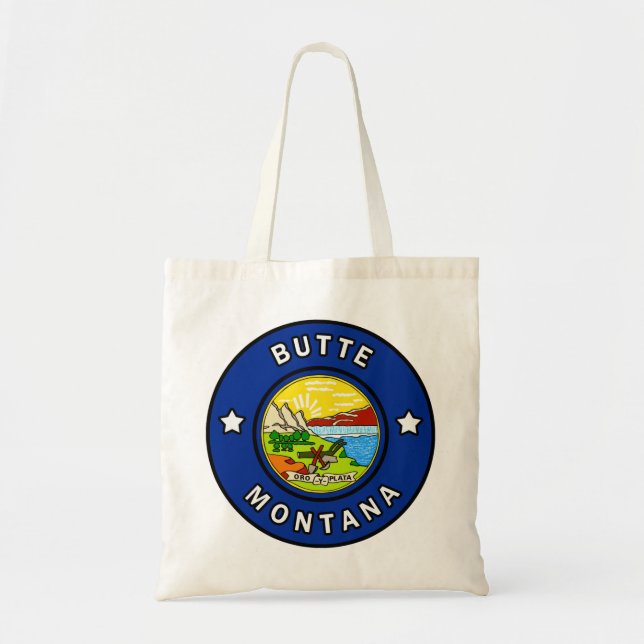 Butte Montana Tote Bag (Front)