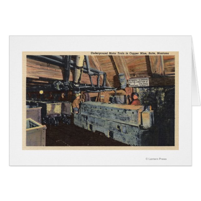 Butte, Montana - Underground Motor (Front Horizontal)