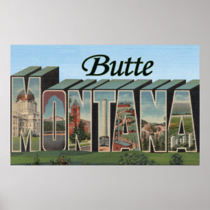 Butte, MontanaLarge Letter ScenesButte, MT 2 Poster
