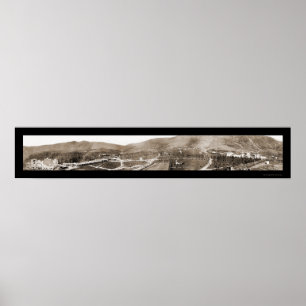 Butte MT Gardens Photo 1914 Poster