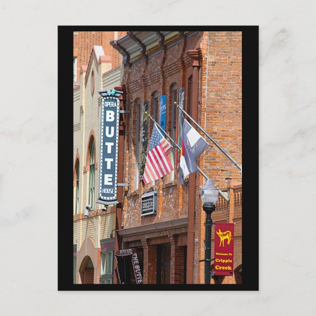 Butte Opera House, Colorado Postcard (Front)