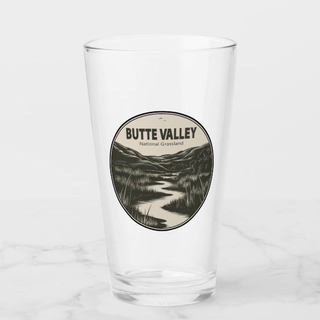 Butte Valley National Grassland California Stream Glass (Front)