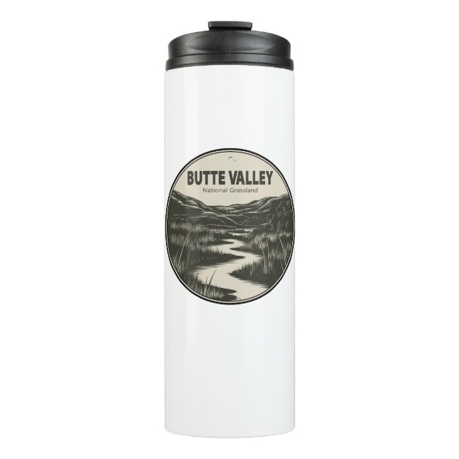 Butte Valley National Grassland California Stream Thermal Tumbler (Front)