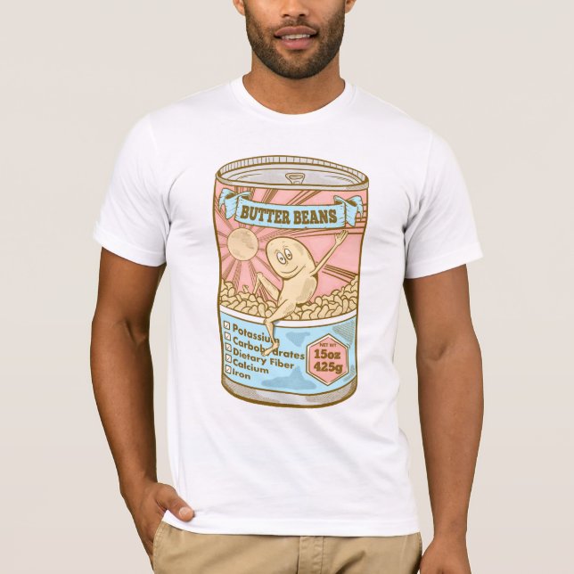 BUTTER BEANS Lima Beans T-Shirt (Front)