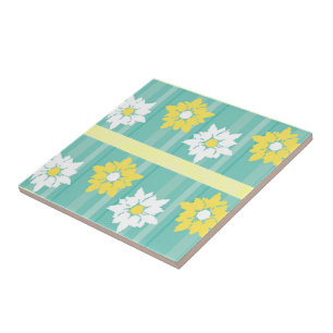 Butter Blossoms (yellow) Tile