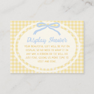 Butter Half Bridal Shower Display Shower Enclosure Card