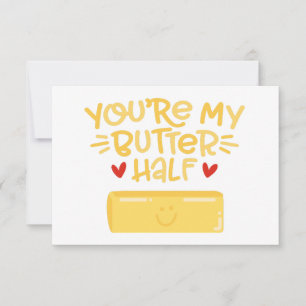 BUTTER half Invitation