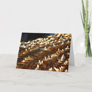 Butter Lamps Greeting Card