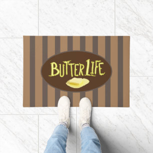 Butter Life Brown Stripes BG Doormat