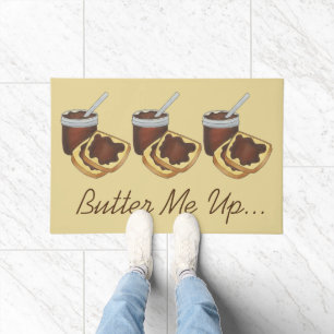 Butter Me Up Funny Pennsylvania Dutch Apple Butter Doormat