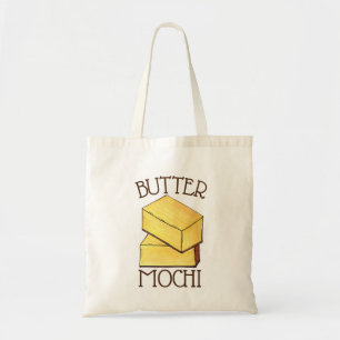 Butter Mochi Hawaii HI Hawaiian Food Dessert Tote Bag