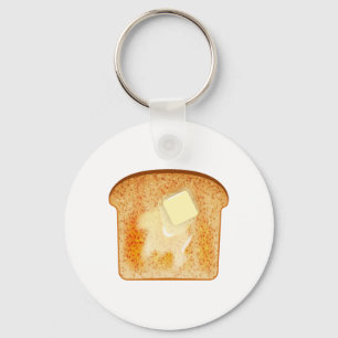 Butter on toast key ring