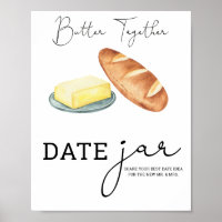 Butter Together Bridal shower Date jar bridal game