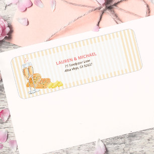 Butter Together Bridal Shower Return Address 