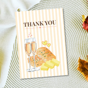 Butter Together Bridal Shower Thank You Card 